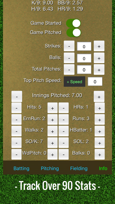 Baseball Stats Tracker Touch screenshot 5