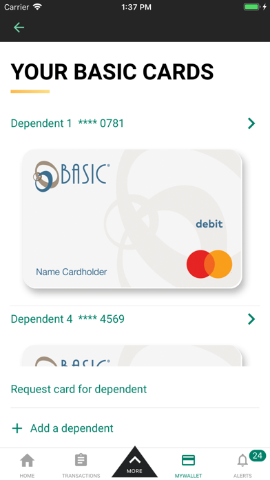 BASIC Benefits App screenshot 1
