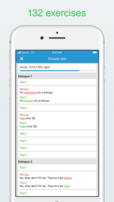 Basic English conversation screenshot 1