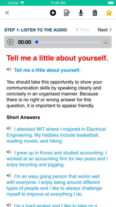 Basic English - Job Interview screenshot 5