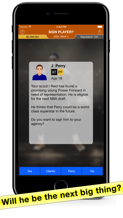 Basketball Agent: Manager Sim screenshot 2