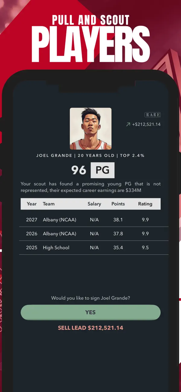 Basketball Agent Manager Star screenshot 4