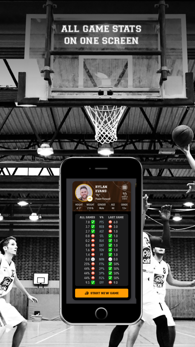Basketball Simple Stat Tracker screenshot 2