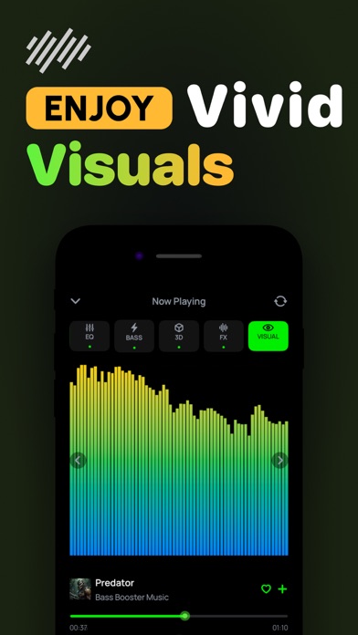 Bass Booster & EQ Amplifier screenshot 1