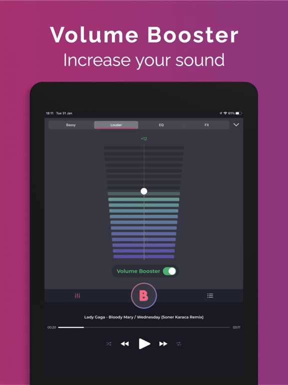 Bass Booster & Music EQ: BASSY screenshot 3