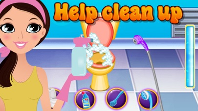 Bathroom Cleaning - Pick up trash and help wash screenshot 2