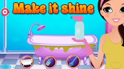 Bathroom Cleaning - Pick up trash and help wash screenshot 1