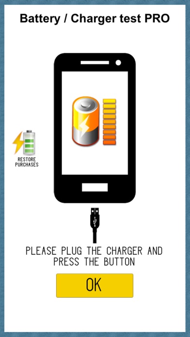 Battery and charger test screenshot 1