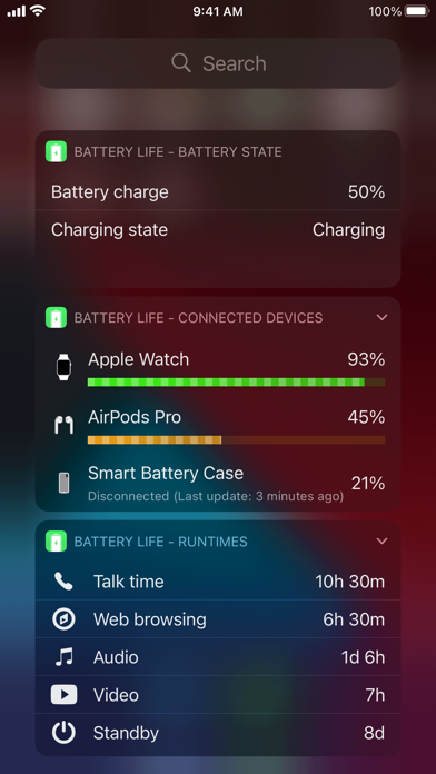 Battery Life - check runtimes screenshot 1