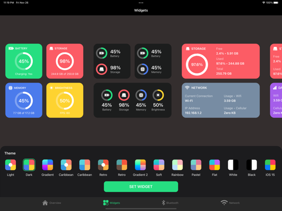 Battery Widget: CPU x Monitor screenshot 6