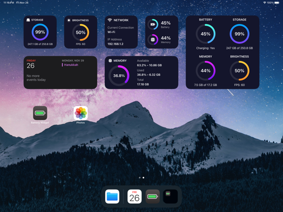 Battery Widget: CPU x Monitor screenshot 7