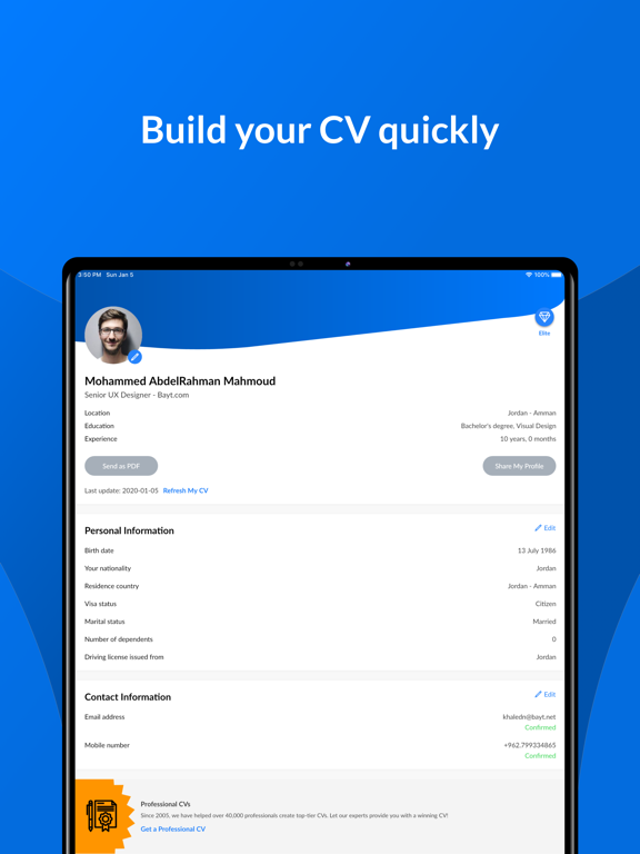 Bayt.com Jobs - Job Search App screenshot 3