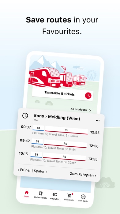 ÖBB Tickets screenshot 2