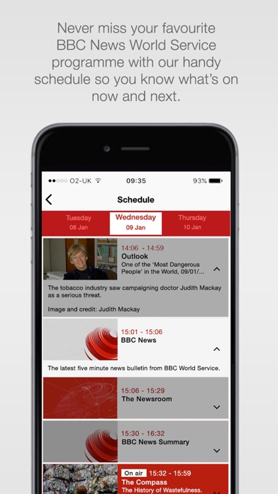 BBC World Service screenshot 1