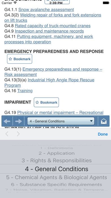 BC OHS Regulation screenshot 1