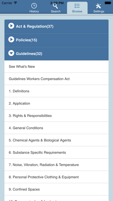 BC OHS Regulation screenshot 2