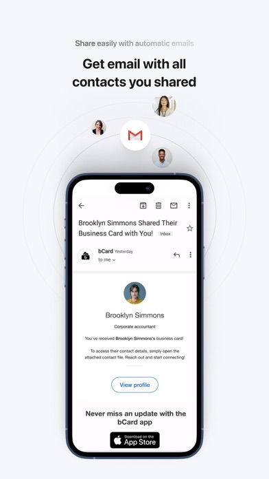 bCard: Digital Business Card screenshot 1