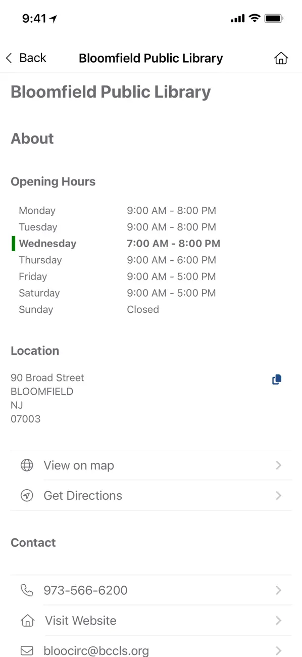 BCCLS Libraries (NJ) screenshot 3