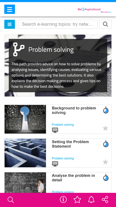 Be Aspirational Career Hub screenshot 1