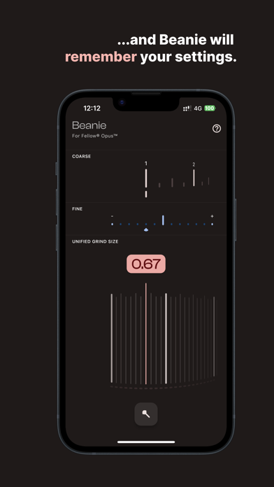 Beanie - Grind Size Finder screenshot 1