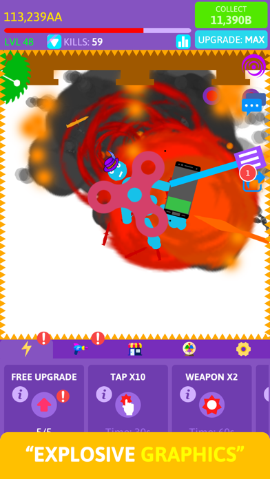Beat Stickman: Infinity Clones screenshot 1