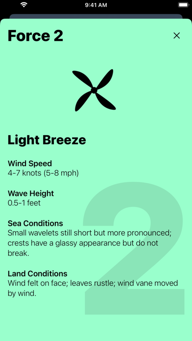 Beaufort Scale screenshot 3