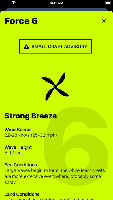 Beaufort Scale screenshot 2