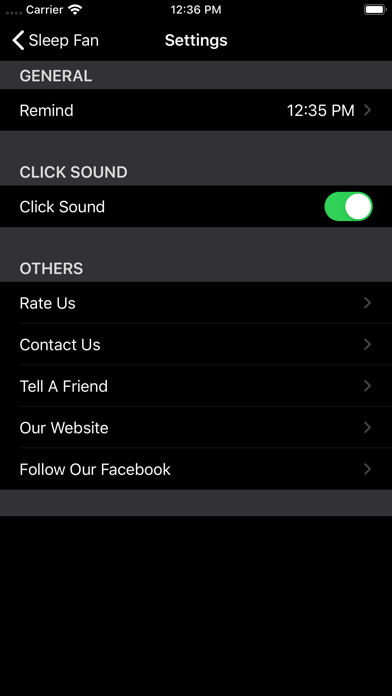 BedTime Sleep Fan Sounds screenshot 1