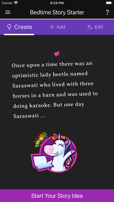 Bedtime Story Starter screenshot 3