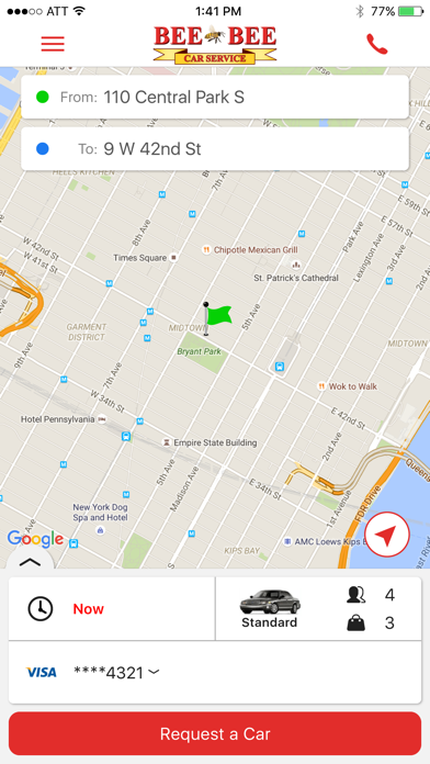Bee Bee Car Service screenshot 3