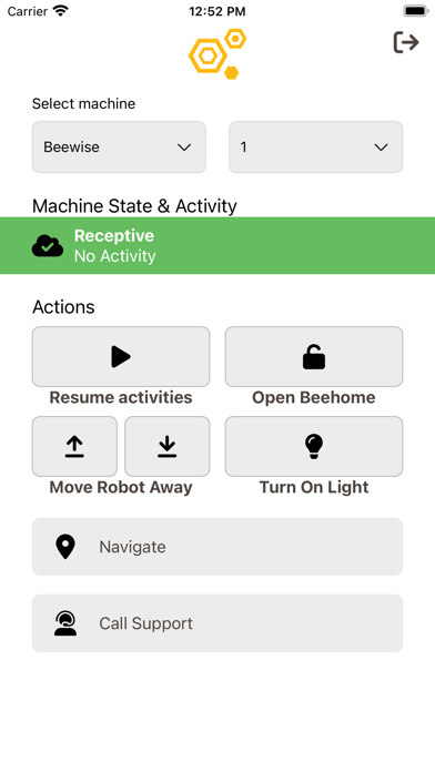 Beehome app screenshot 1