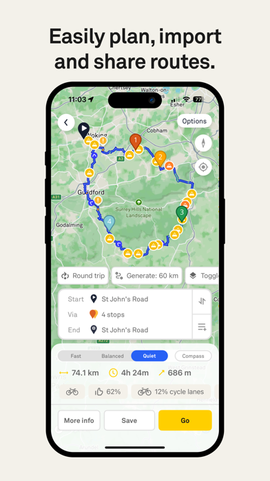 Beeline Bike Navigation screenshot 3