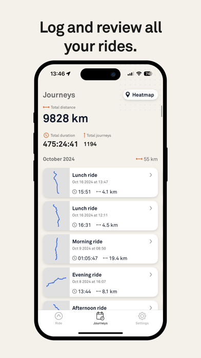 Beeline Bike Navigation screenshot 1