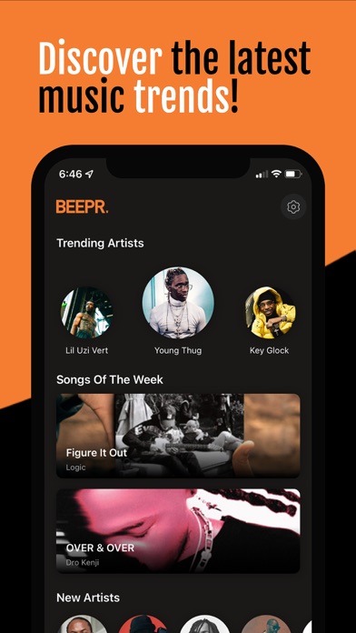 BEEPR - Real Time Music Alerts screenshot 1