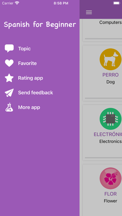 Beginner Spanish: Smart Choice screenshot 1