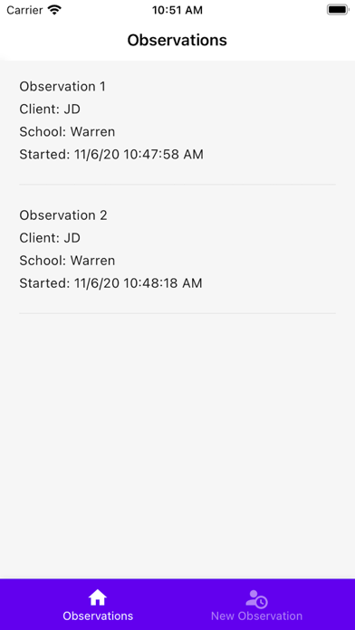 Behavior Observation: BOSS screenshot 1