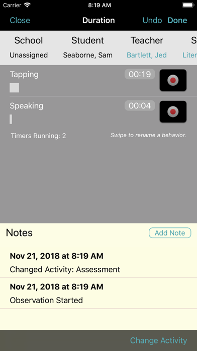 BehaviorSnap screenshot 2