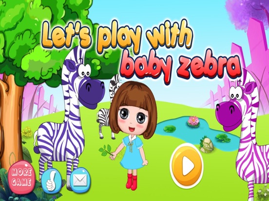 Bella's playtime with zebra screenshot 1