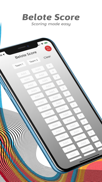 Belote ScoreKeeper screenshot 1