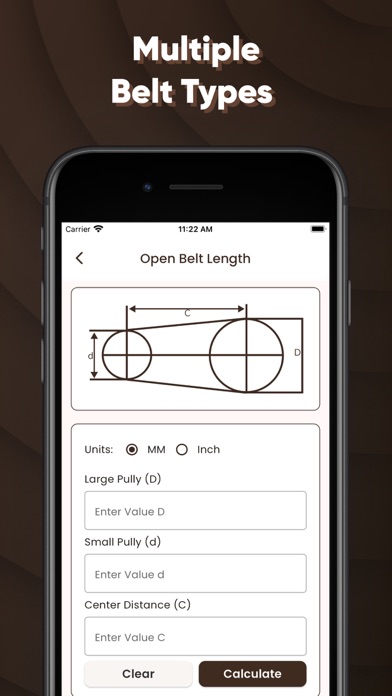 Belt Length Calculator 2PS screenshot 4