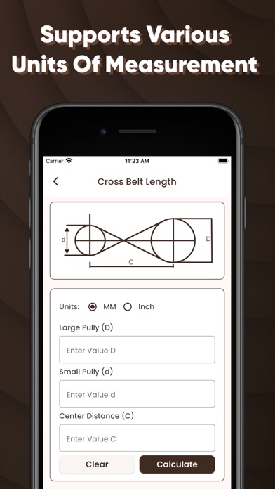 Belt Length Calculator 2PS screenshot 2