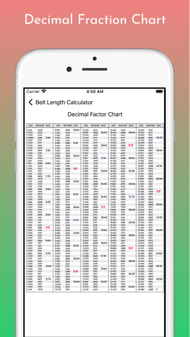 Belt Length Calculator Pro screenshot 1