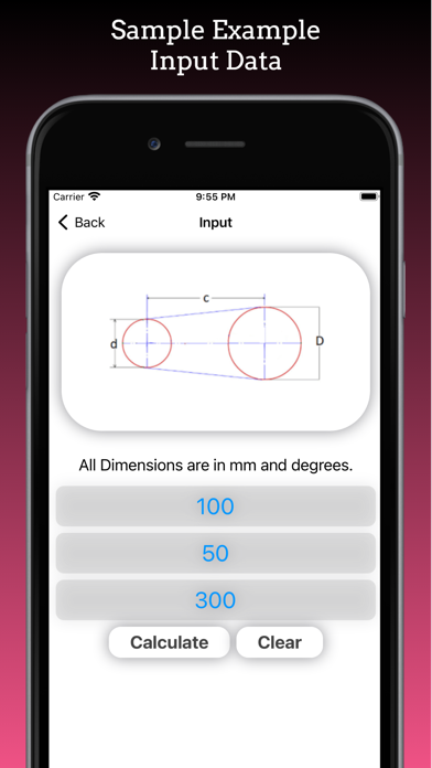 Belt Length Calculator screenshot 2