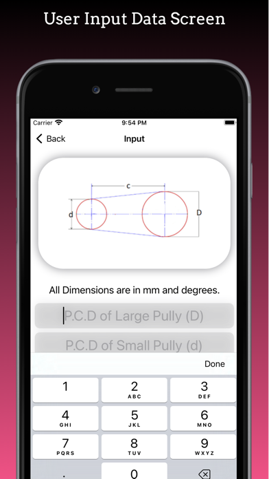 Belt Length Calculator screenshot 3