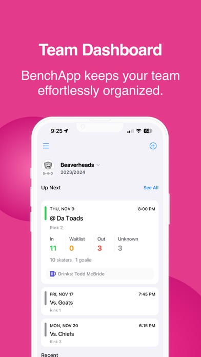 BenchApp - Sports Team Manager screenshot 5
