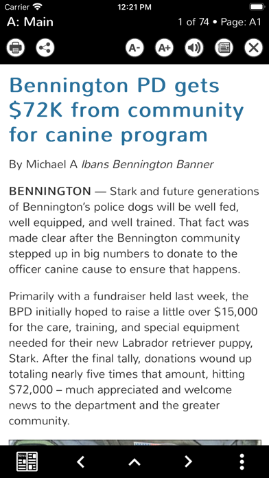 Bennington Banner screenshot 2