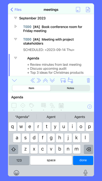 beorg: To-Do List & Agenda screenshot 2