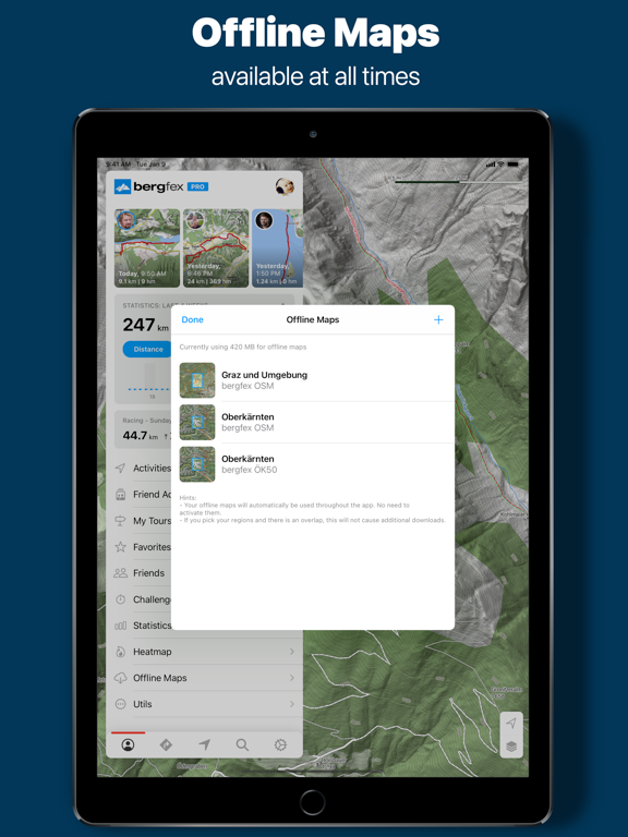 bergfex: Hiking & Tracking screenshot 1