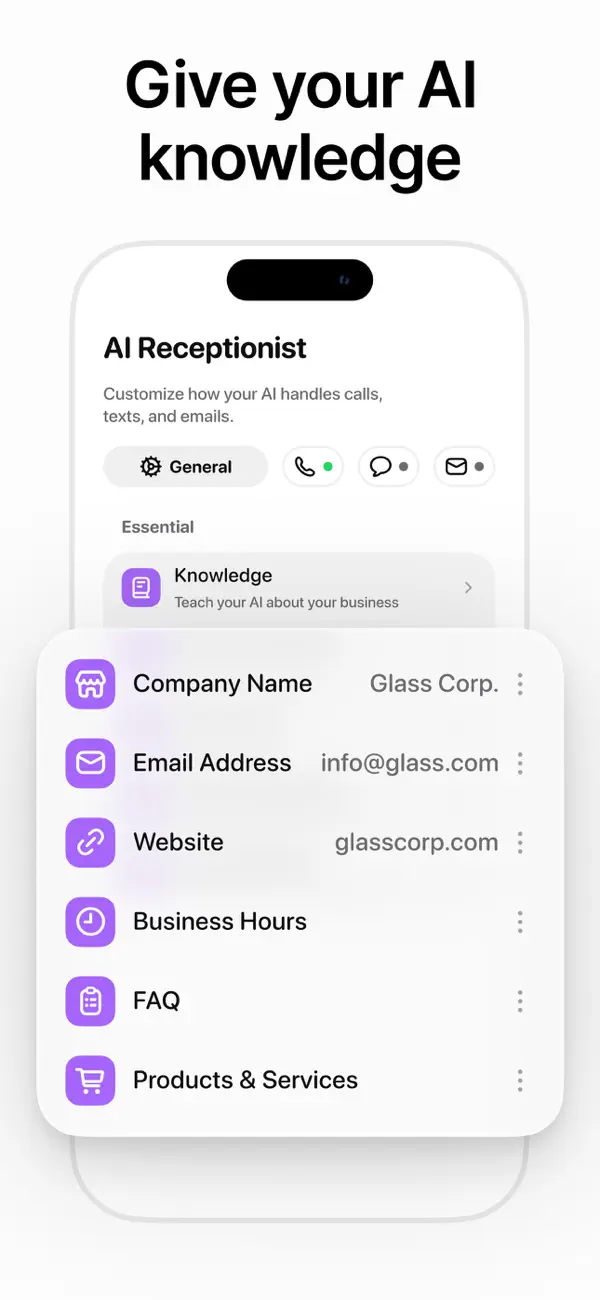 Beside (M1): AI Receptionist screenshot 3