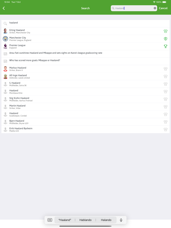 BeSoccer: Soccer Live Score screenshot 3